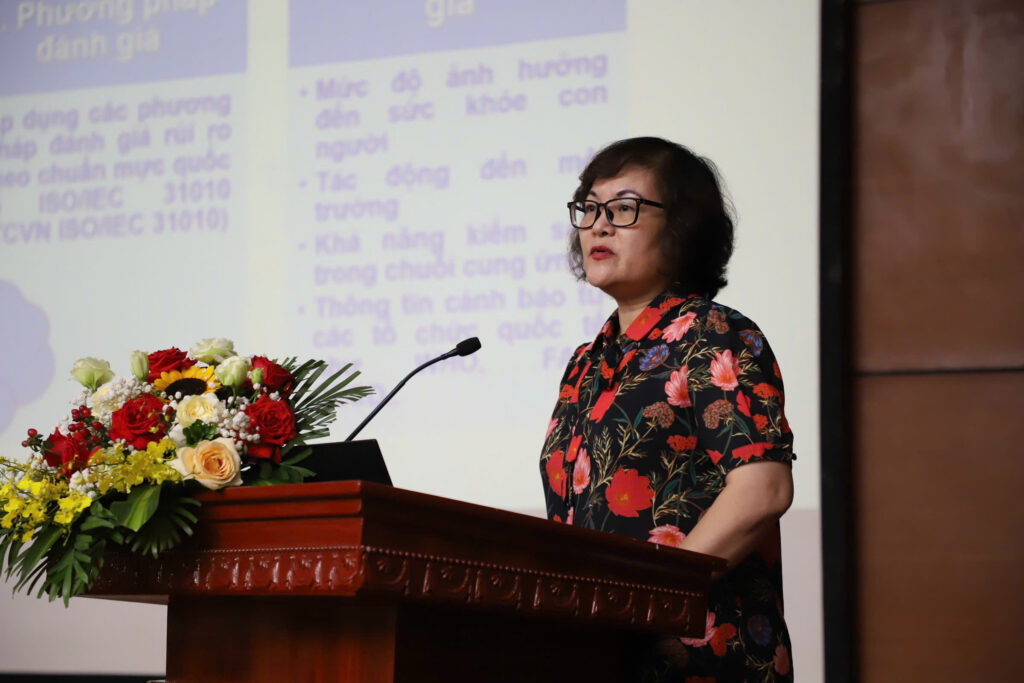 Bà Nguyễn Thị Mai Hương – Trưởng ban Ban Quản lý chất lượng và Đánh giá sự phù hợp.